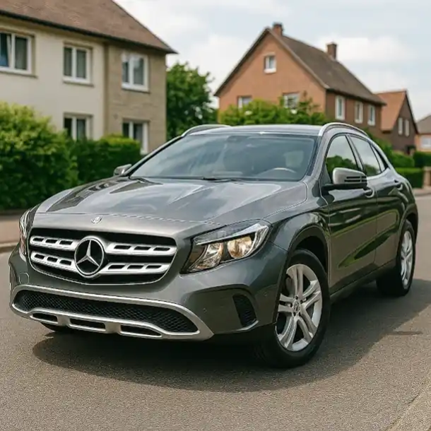Ein gepflegtes, gebrauchtes Mittelklasse-Auto steht bereit für den Autoankauf in Trier.